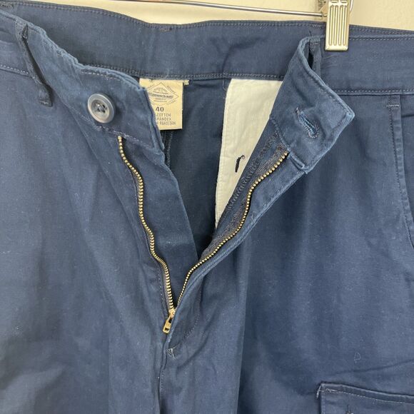 St.John's Bay Men's Size 40 Comfort Cargo Pockets Shorts Blue NWOT - Picture 3 of 8